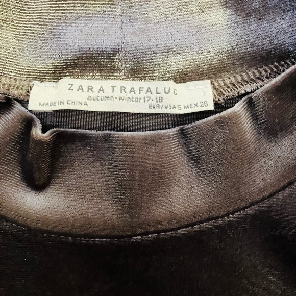 Zara velour top - Picture 2 of 3